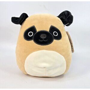 Prince Pug Squishmallow Dog NWT 8in